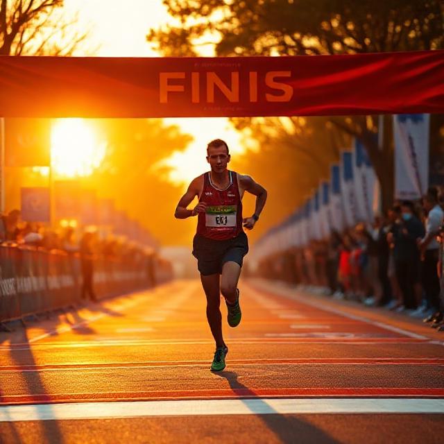 Professional marathon runner